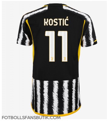 Juventus Filip Kostic #11 Replika Hemmatröja Damer 2023-24 Kortärmad